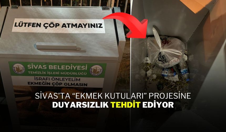 Sivas’ta “Ekmek Kutuları” Projesine Duyarsızlık Tehdit Ediyor