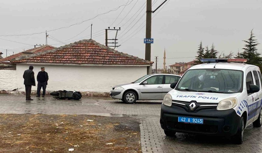 Konya'da Trafik Kazası: 1 Yaralı