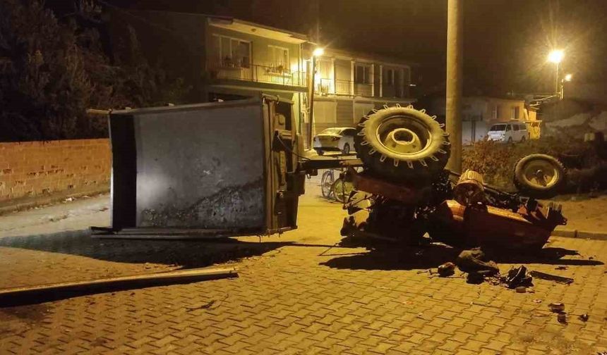 Manisa’da Traktör Kazası: Sürücü Ölümden Döndü