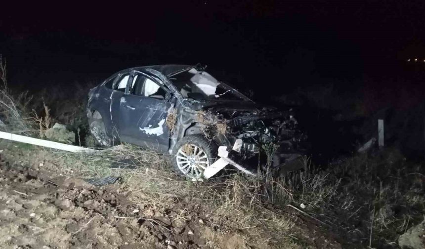 Amasya’da Otomobilin Tarlaya Uçtuğu Kazada Sürücü Hayatını Kaybetti