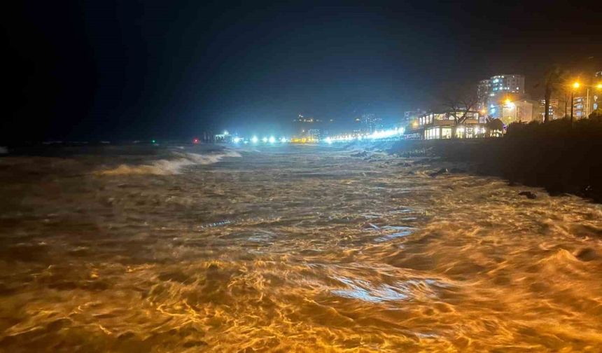 Artvin Hopa’da Fırtına Balık Üretim Kafesini Kıyıya Sürükledi