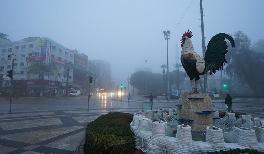 Denizli’de Kuvvetli Yağmurun Ardından Sis ve Kar Yağışı Etkili Oldu