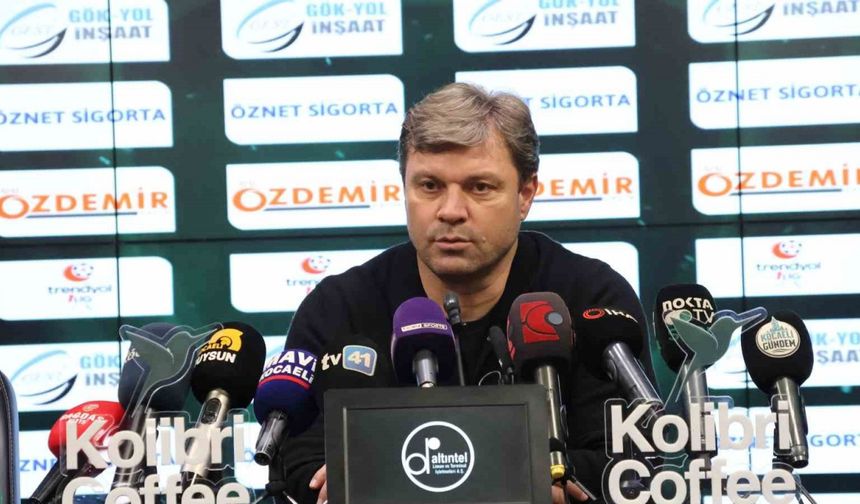 Kocaelispor Teknik Direktörü Ertuğrul Sağlam İstifa Etti