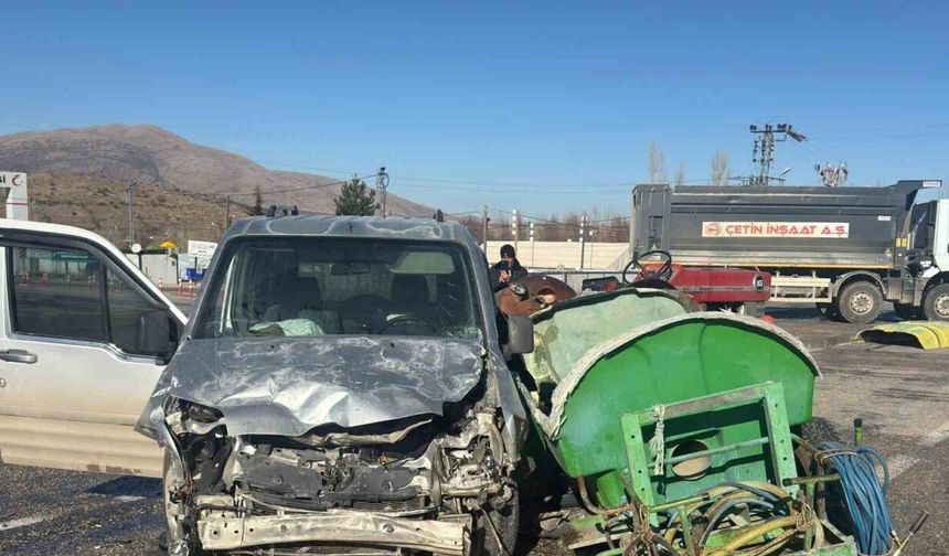 Malatya'nın Doğanşehir İlçesinde Trafik Kazası: 1 Yaralı