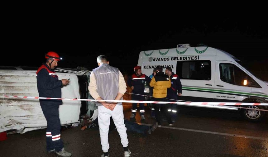 Nevşehir’de Hafif Ticari Araç Takla Attı: 1 Ölü, 1 Yaralı