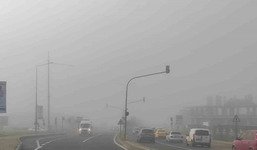 Tekirdağ’da Etkili Sis, Ulaşımı Zora Soktu