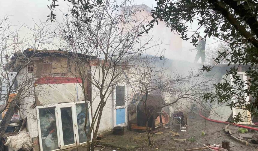 Tekirdağ'da Sobadan Çıkan Yangın Korkuttu