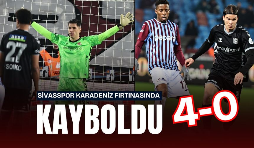 Sivasspor Karadeniz Fırtınasında Kayboldu