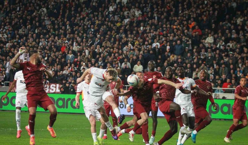 Atakaş Hatayspor ile Galatasaray 1-1 Berabere Kaldı