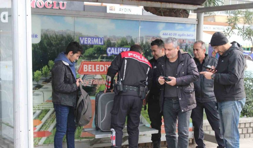 Aydın’da Genç Öğrencinin Bıraktığı Valizler Polis Ekiplerini Harekete Geçirdi