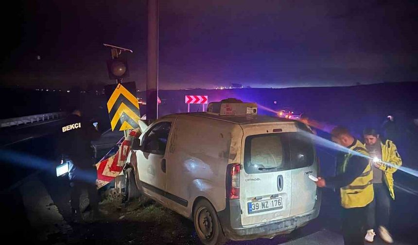 Muratlı’da Trafik Kazası: 2 Yaralı