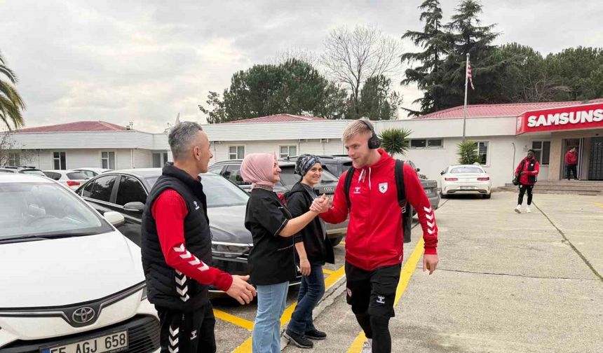 Samsunspor, Beşiktaş Maçı İçin İstanbul’a Gitti