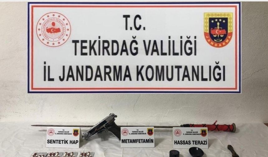 Tekirdağ’da Uyuşturucu ve Suç Unsurları Ele Geçirildi