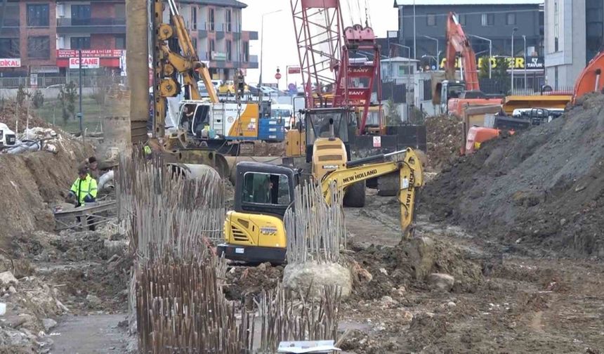 Yalova Eğitim ve Araştırma Hastanesi Bağlantı Yolunun Yapım Çalışmaları Devam Ediyor