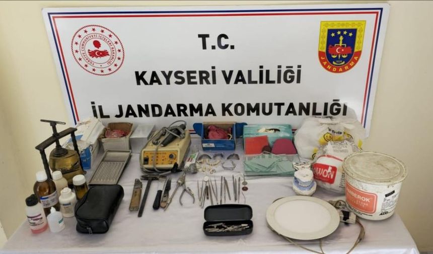 Kayseri'de Diplomasız 'Diş Hekimi' Yakalandı!