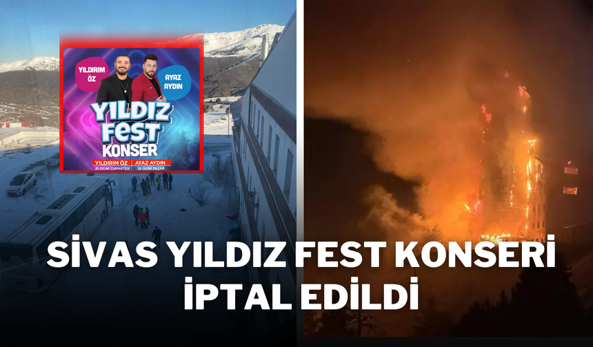 Sivas Yıldız Fest Konseri İptal Edildi