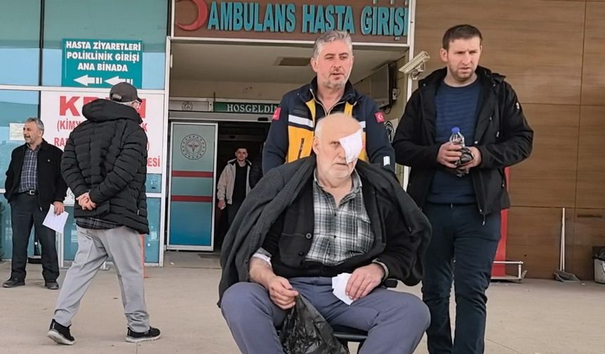 Boya Tüpü Patladı, 68 Yaşındaki Adam Gözünden Yaralandı