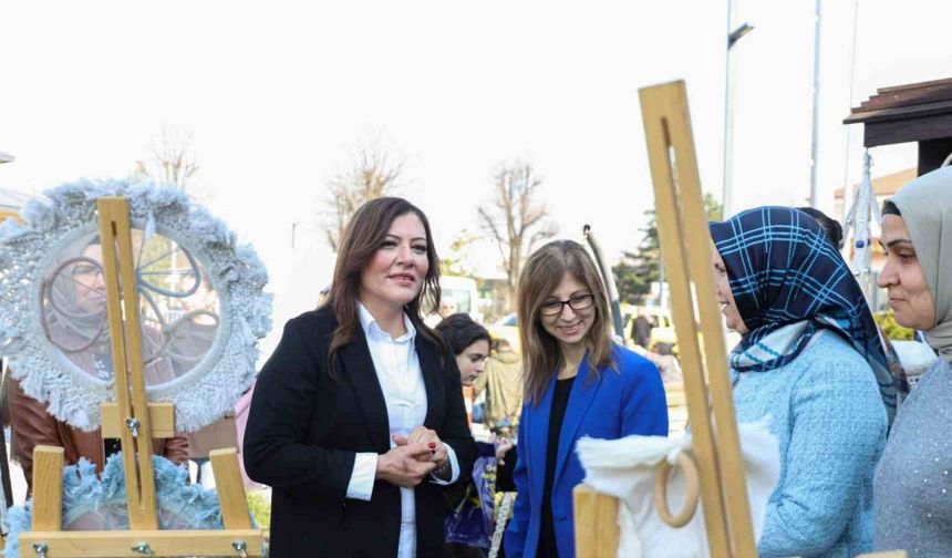 Düzce’de Makrome Örgü Yapımı Kursunun Sergi Açılışı Yapıldı