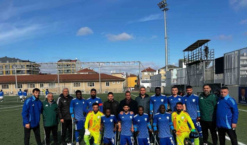 Şahinbey Belediye Spor Kulübü Ampute Futbol Takımı, Gebze’yi 3-1 Mağlup Ederek Şampiyonluk Yolu Açtı