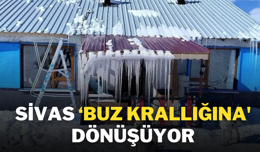 Sivas ‘Buz Krallığına' Dönüşüyor