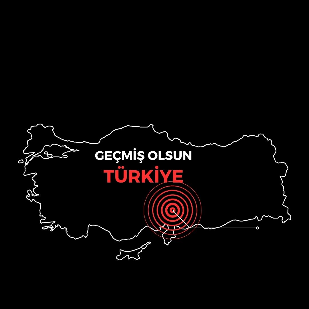 Siyah Sade Deprem Geçmiş Olsun İnstagram Gönderisignfgn