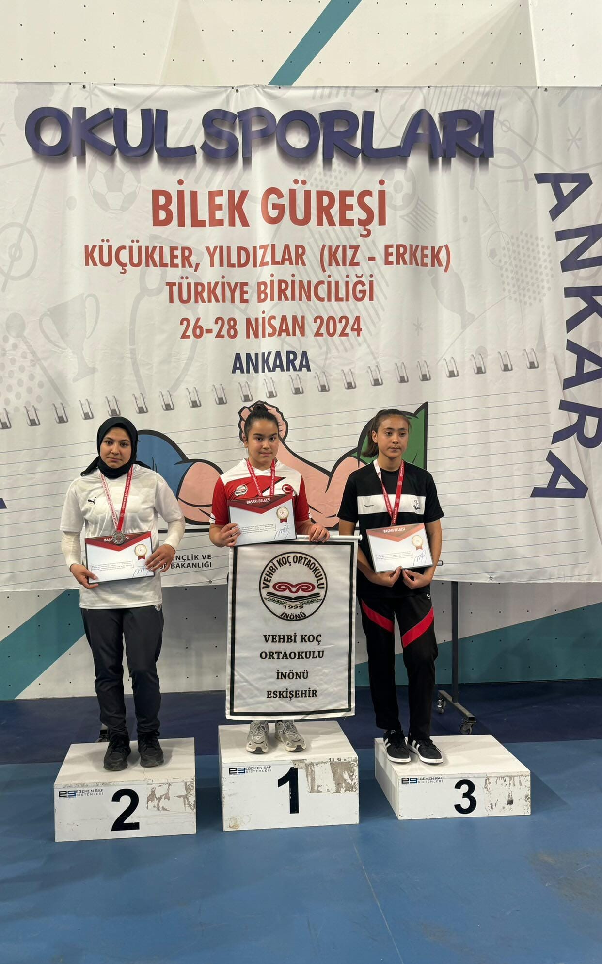 Sudenaz Çelik, Bilek Güreşinde Türkiye İkincisi! (2)