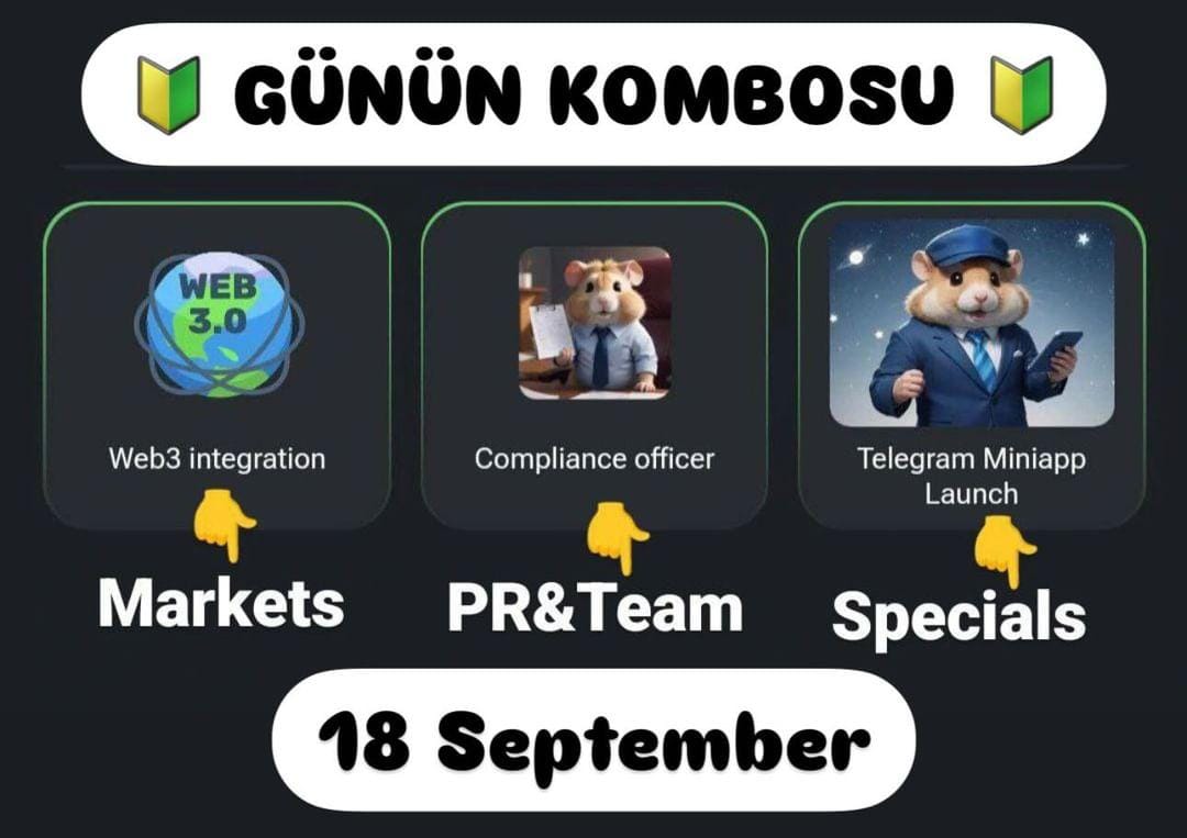 Hamster Kombat Gizemli Kart 18 Eyul