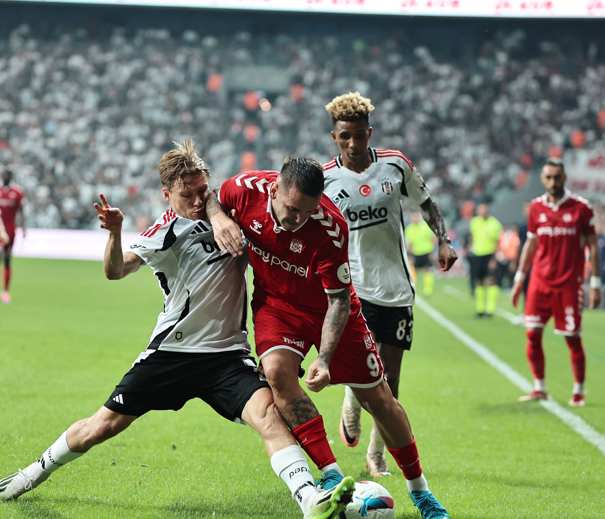 Süper Lig’in 4. Haftasında Sivasspor Deplasmanda Beşiktaş’a 2 Mağlup Olarak Haftayı Puansız Kapattı.