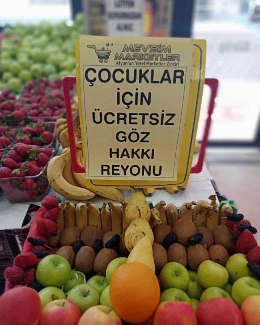 Afyonkarahisar’da Çocuklar İçin Ücretsiz Gök Hakkı Reyonu Kuruldu